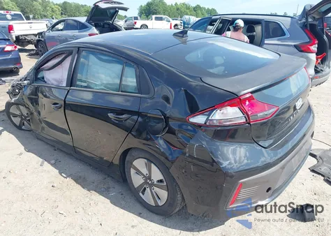 2019 Hyundai Ioniq Hybrid Blue из США, поврежденный, VIN KMHC65LC6KU166853
